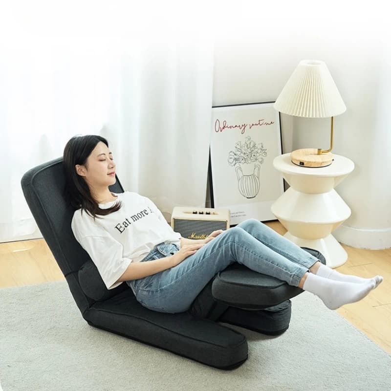 Canapé paresseux inclinable pliable, chaise de sol tatami